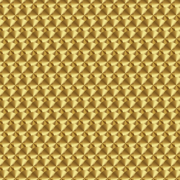 Turned Gold Leaf Pattern