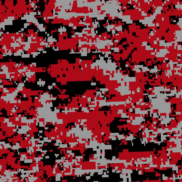 Digital Red Camouflage Pattern