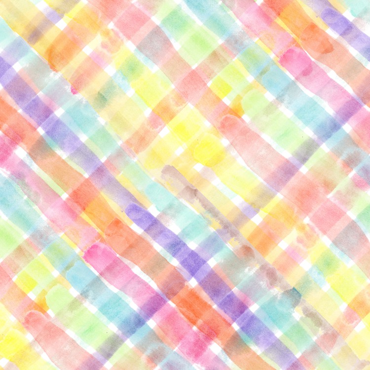Watercolor Plaid Pattern