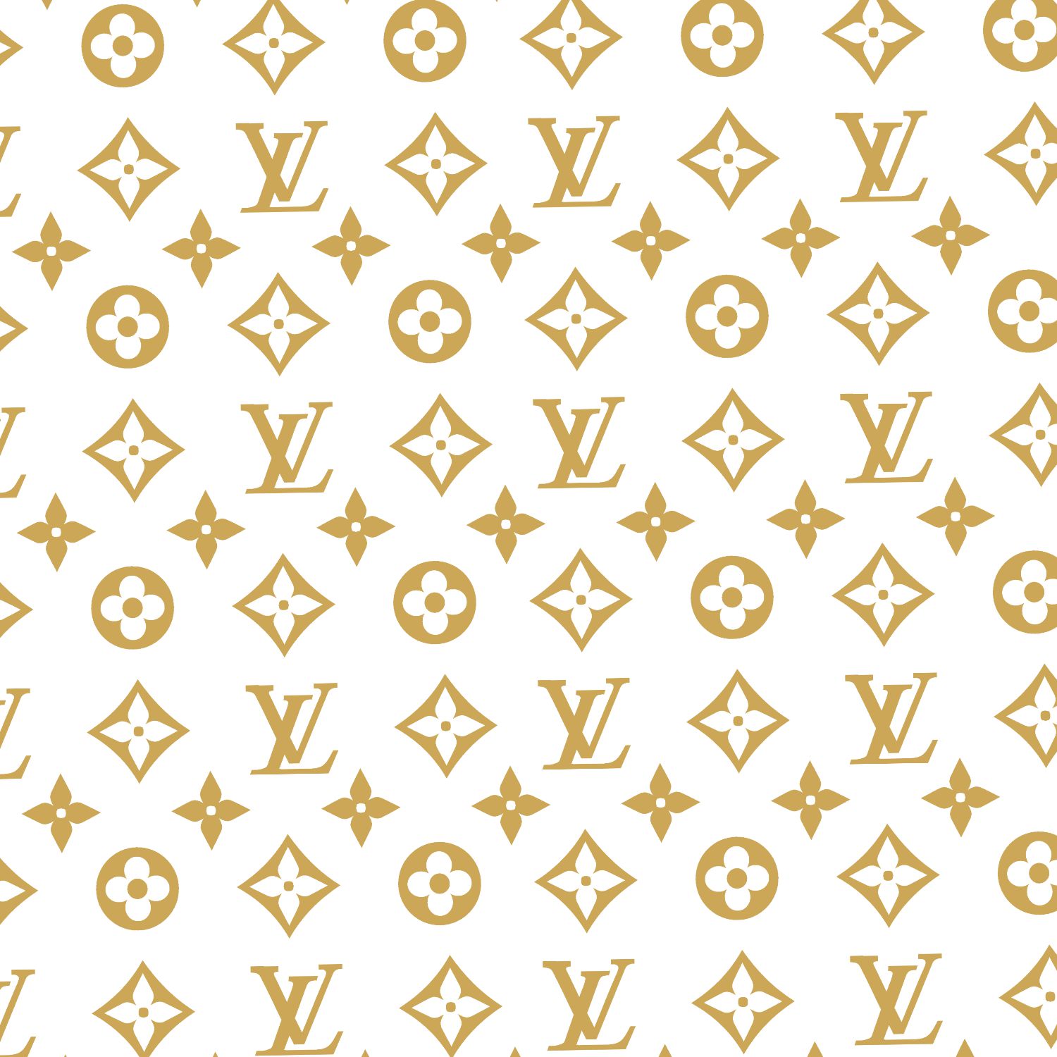 Louis Vuitton Gold 22 Pattern