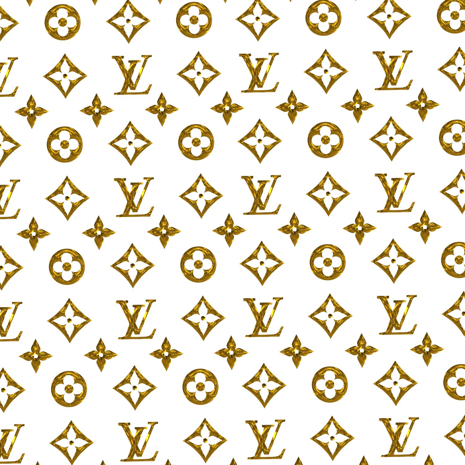 Louis Vuitton Gold 23 Pattern