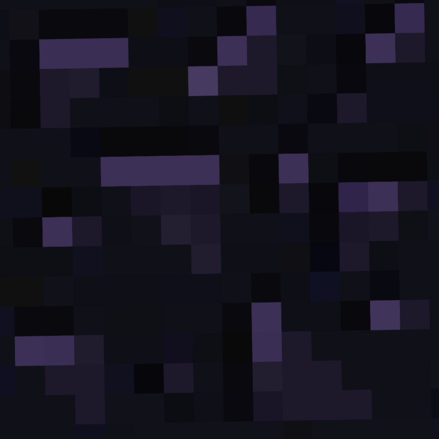 MineCraft Obsidian Block Pattern