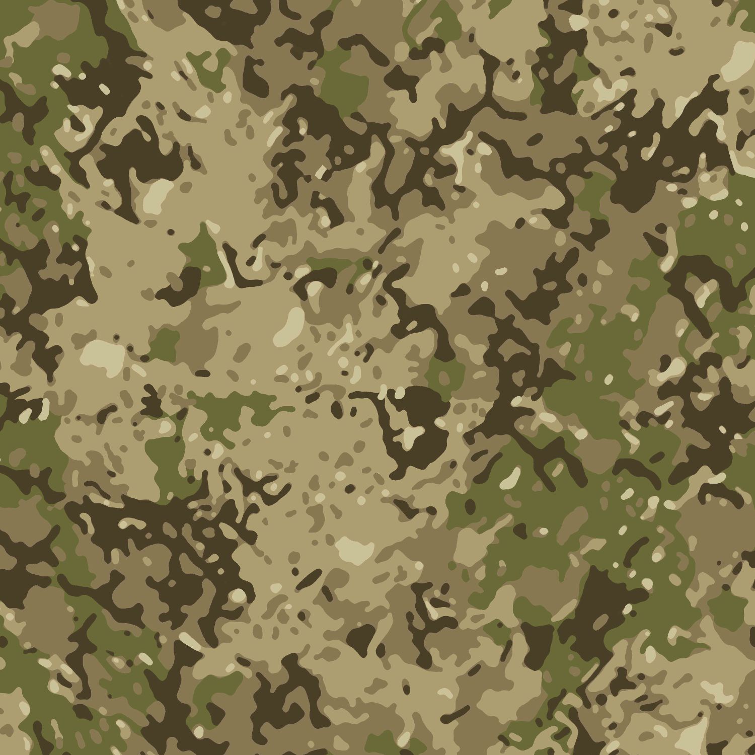 Dry Scrub Camouflage Pattern